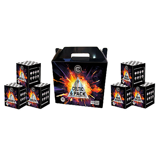6 Pack from Celtic Fireworks