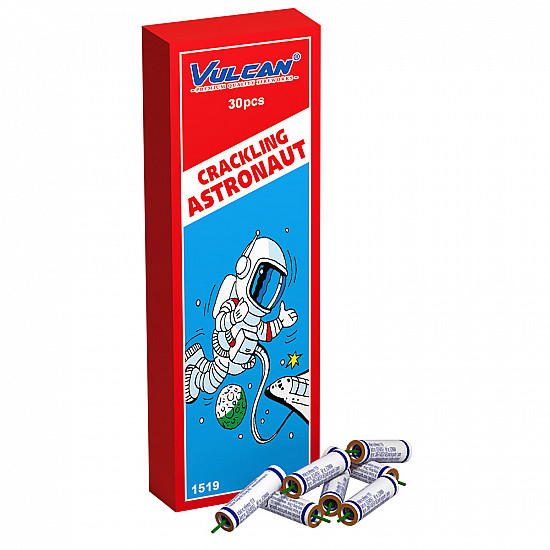 Crackling Astronaut pack of 30 from Vulcan
