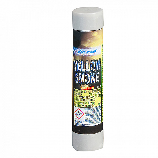 5 x Yellow Strike Smoke Grenades